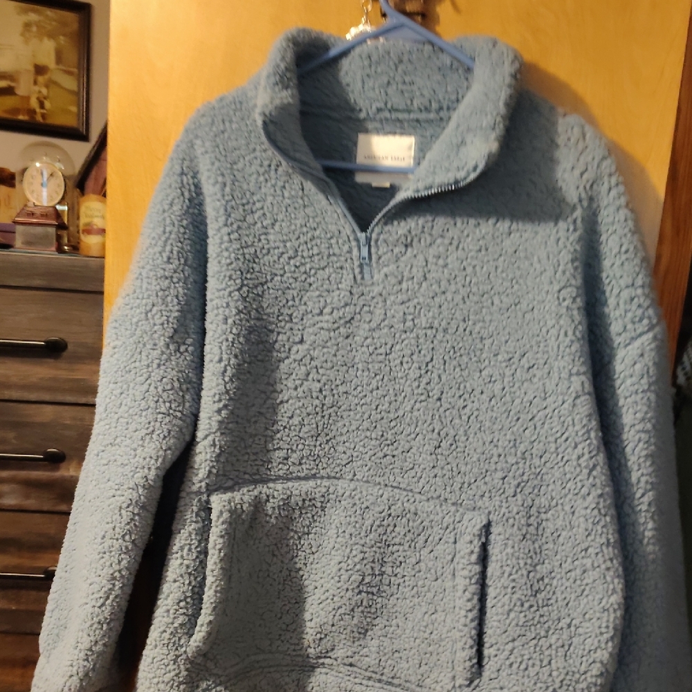 American Eagle Zip Up Blue